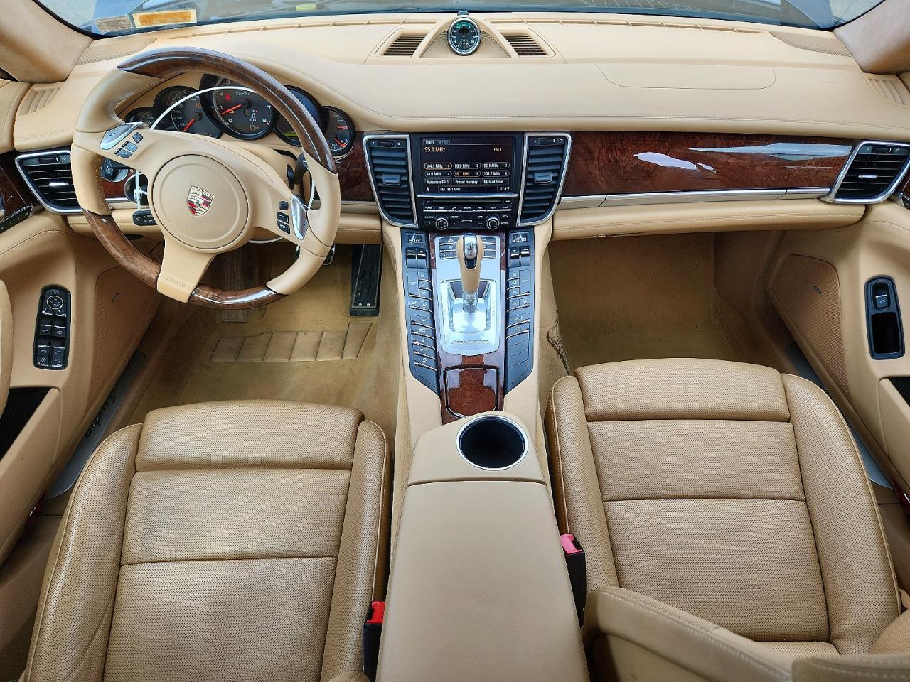2010 Porsche Panamera Turbo Blue vin: WP0AC2A7XAL090907