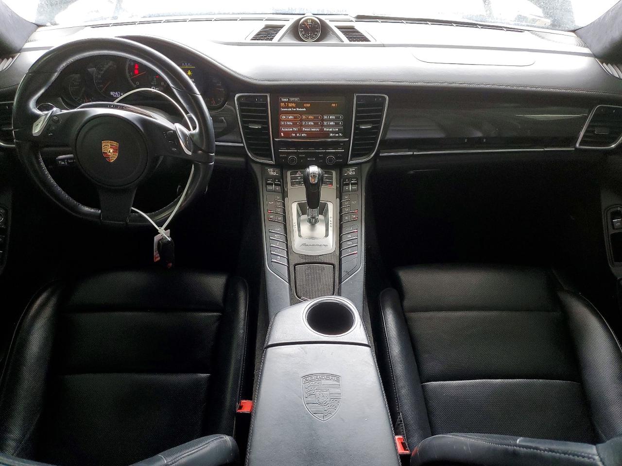 2012 Porsche Panamera Turbo Black vin: WP0AC2A7XCL091204