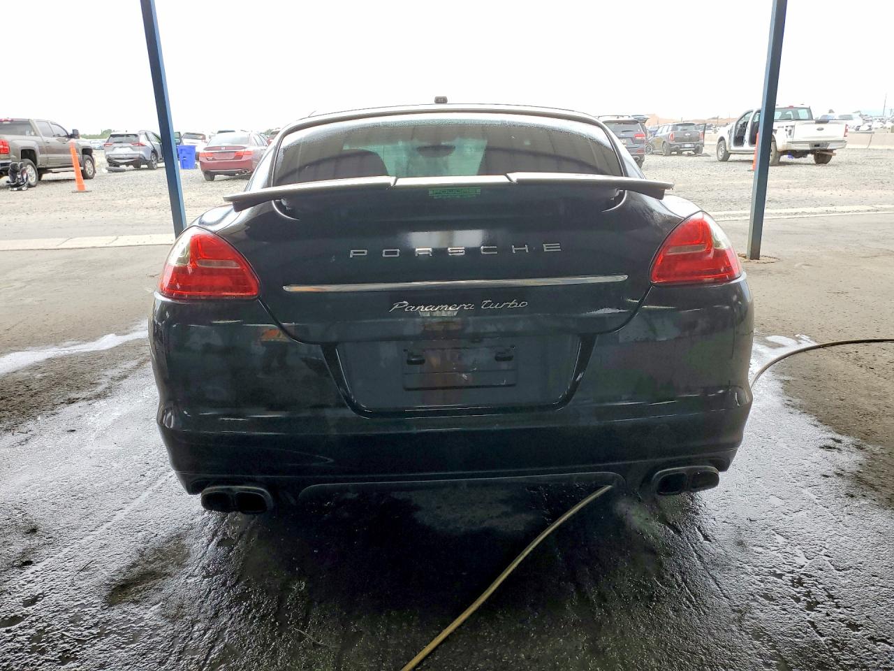 2012 Porsche Panamera Turbo Black vin: WP0AC2A7XCL091204