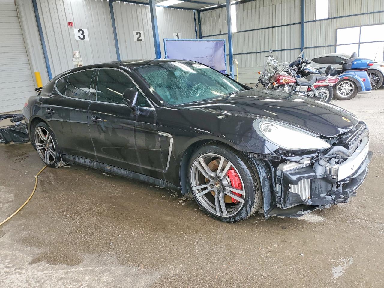 2012 Porsche Panamera Turbo Black vin: WP0AC2A7XCL091204