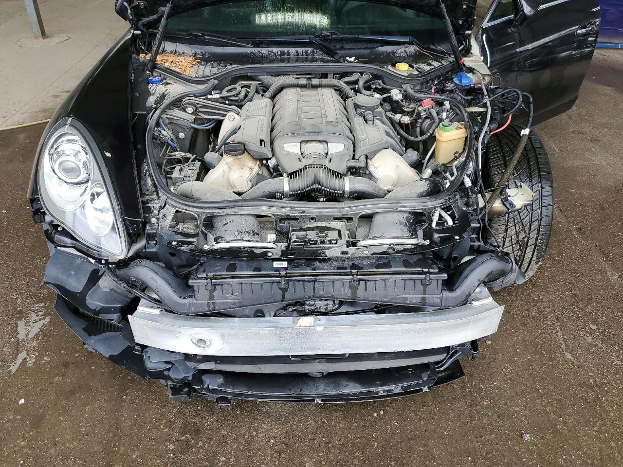 2012 Porsche Panamera Turbo Black vin: WP0AC2A7XCL091204