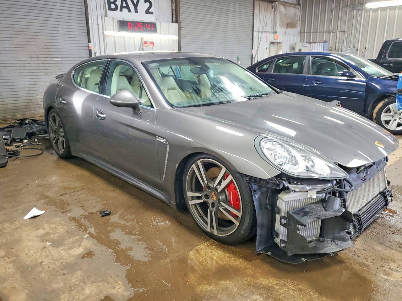 2013 Porsche Panamera Turbo Gray vin: WP0AC2A7XDL090443