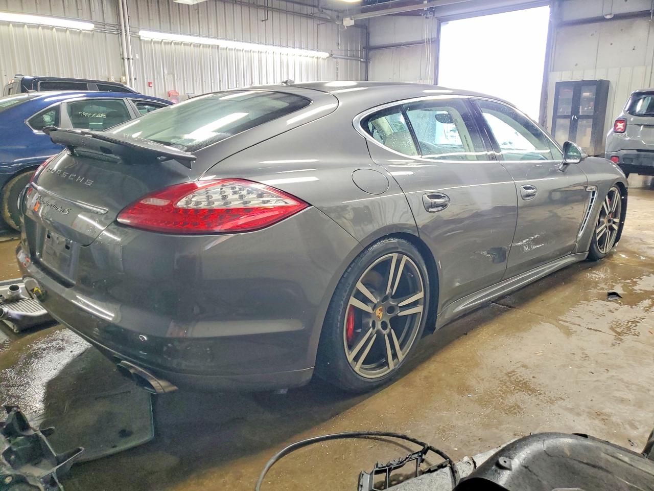 2013 Porsche Panamera Turbo Gray vin: WP0AC2A7XDL090443