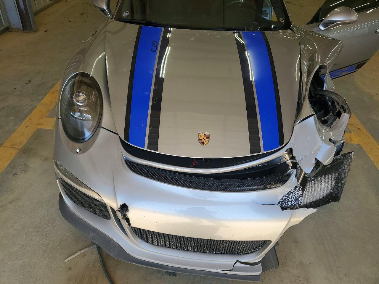 2014 Porsche 911 Gt3 Silver vin: WP0AC2A91ES183618