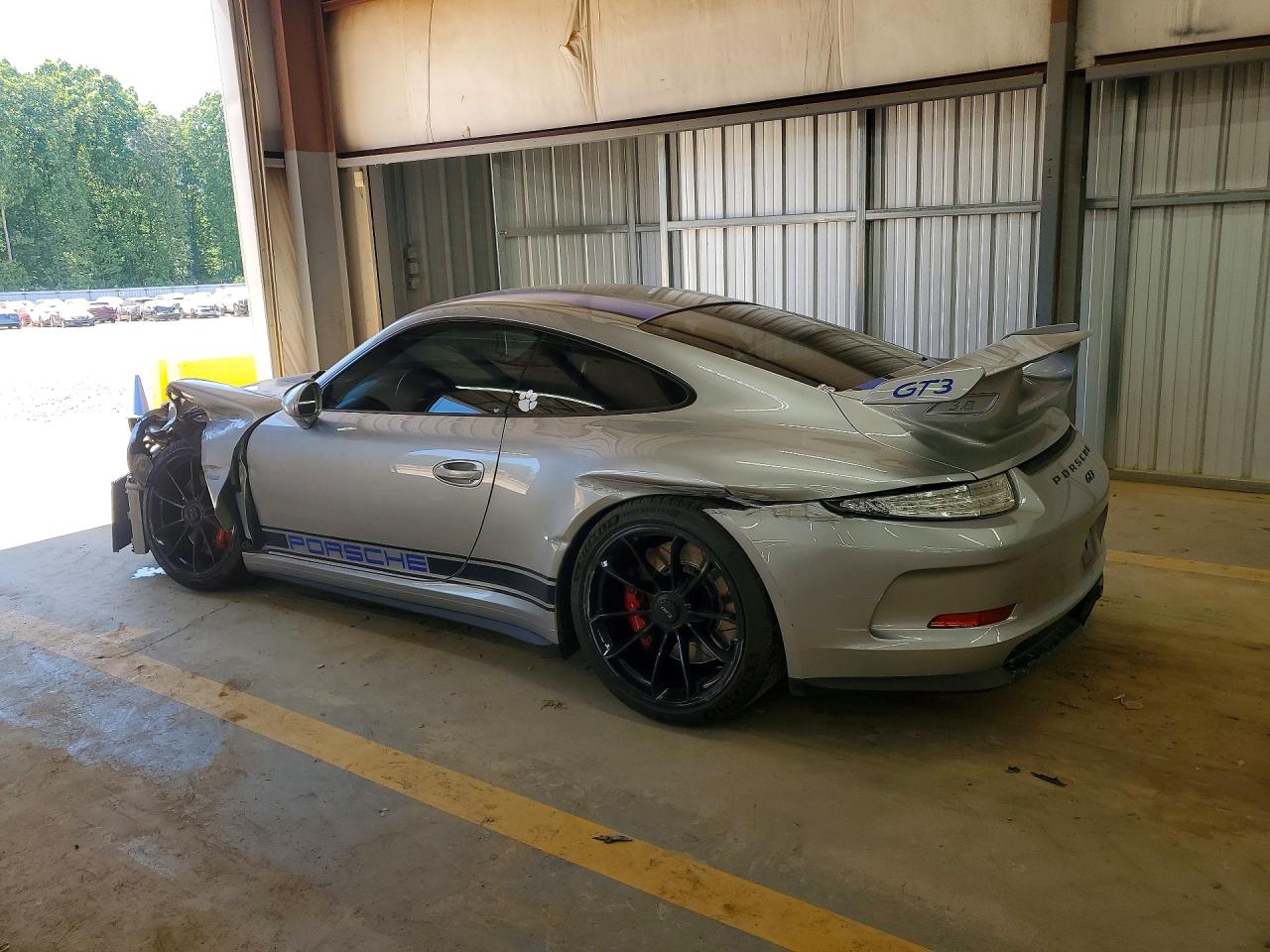 2014 Porsche 911 Gt3 Silver vin: WP0AC2A91ES183618