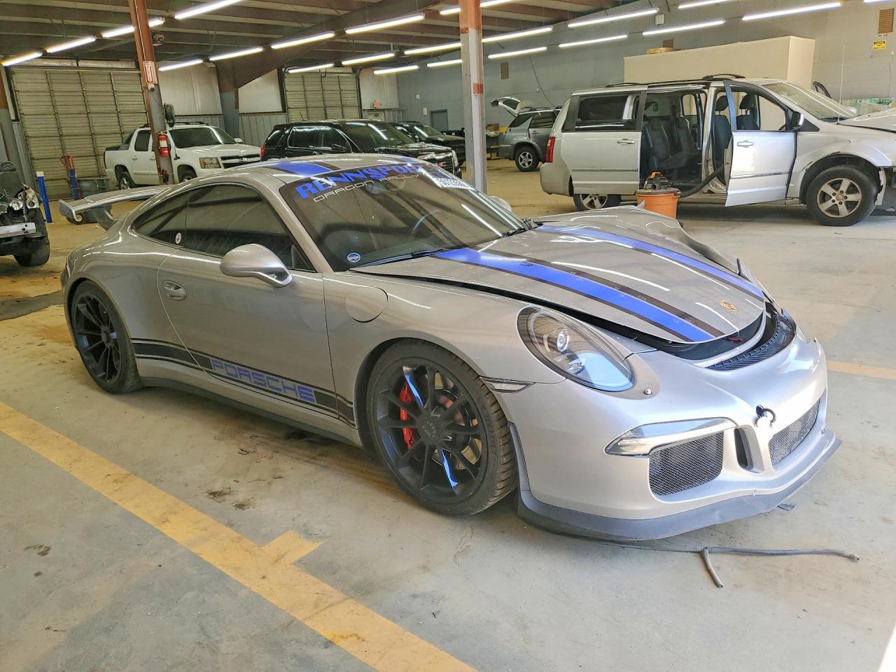 2014 Porsche 911 Gt3 Silver vin: WP0AC2A91ES183618