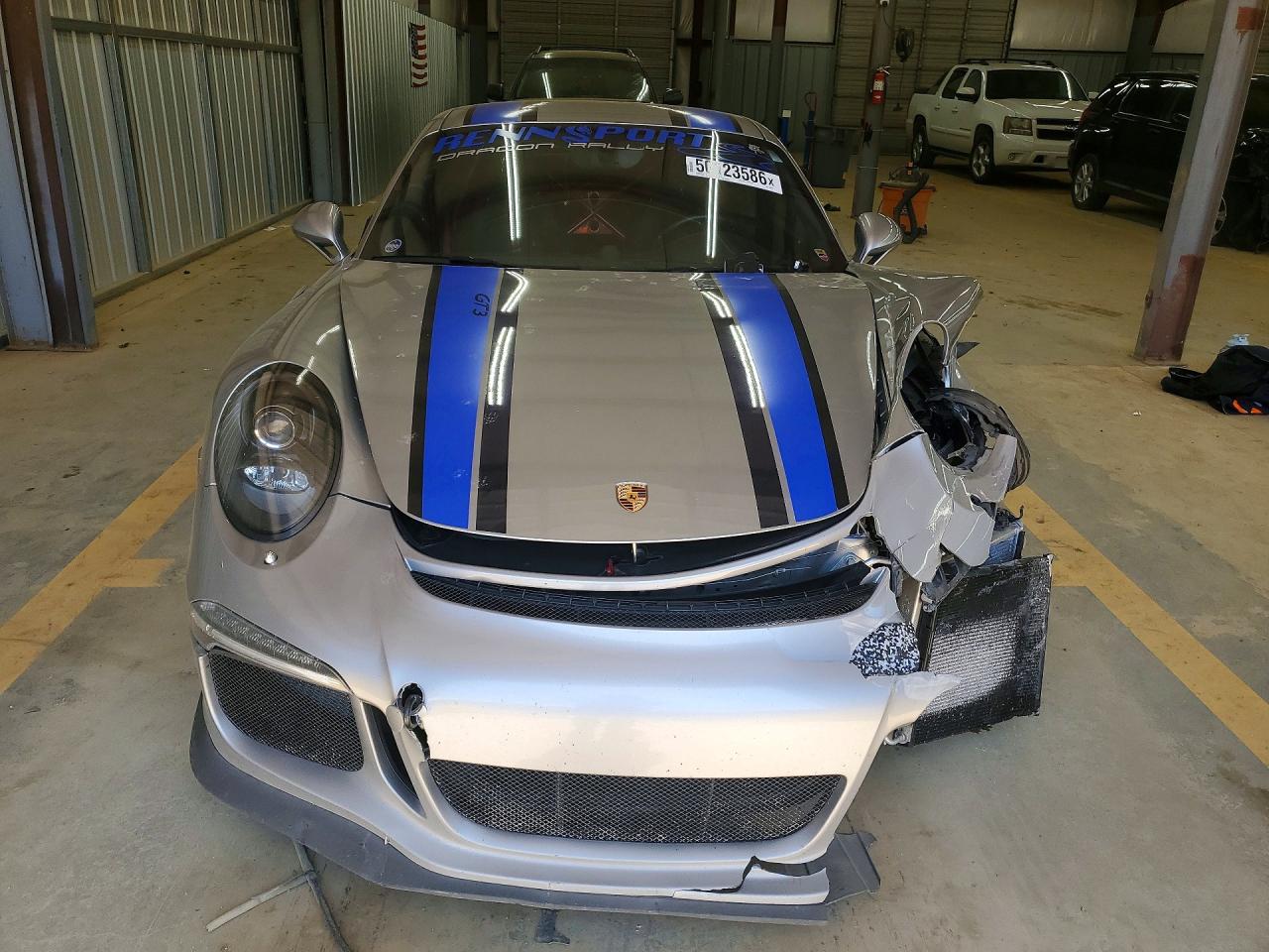 2014 Porsche 911 Gt3 Silver vin: WP0AC2A91ES183618
