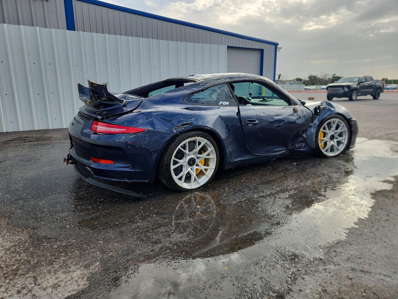 2015 Porsche 911 Gt3 Blue vin: WP0AC2A9XFS183912