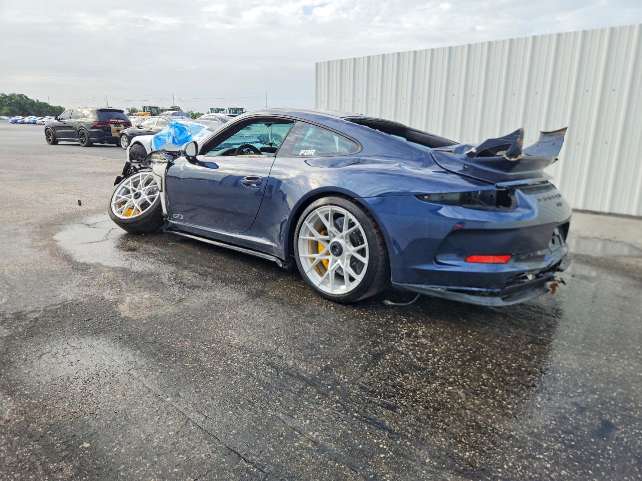 2015 Porsche 911 Gt3 Blue vin: WP0AC2A9XFS183912
