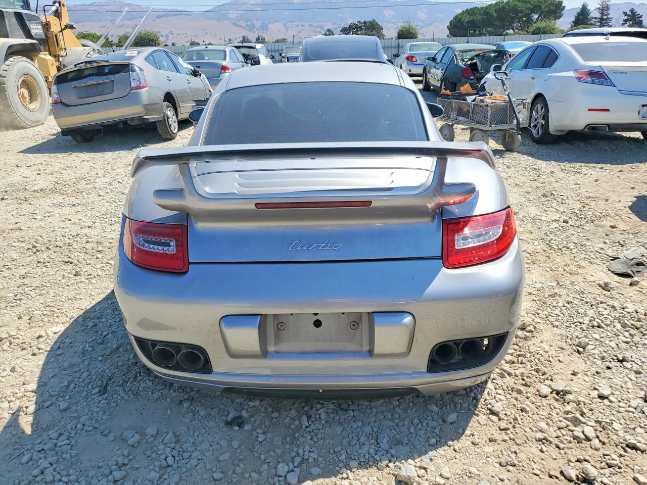 2007 Porsche 911 Turbo Silver vin: WP0AD29947S784509