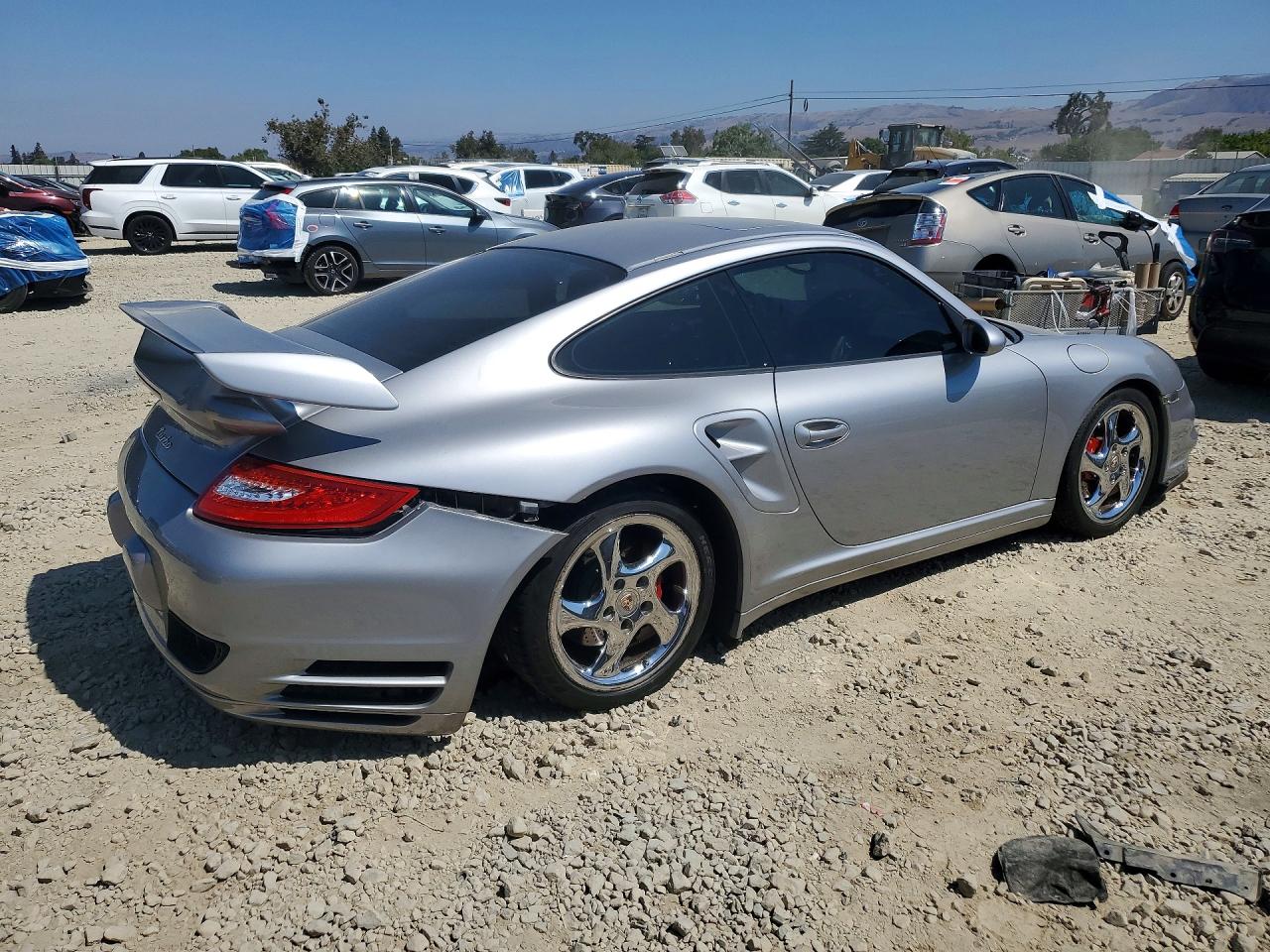 2007 Porsche 911 Turbo Silver vin: WP0AD29947S784509