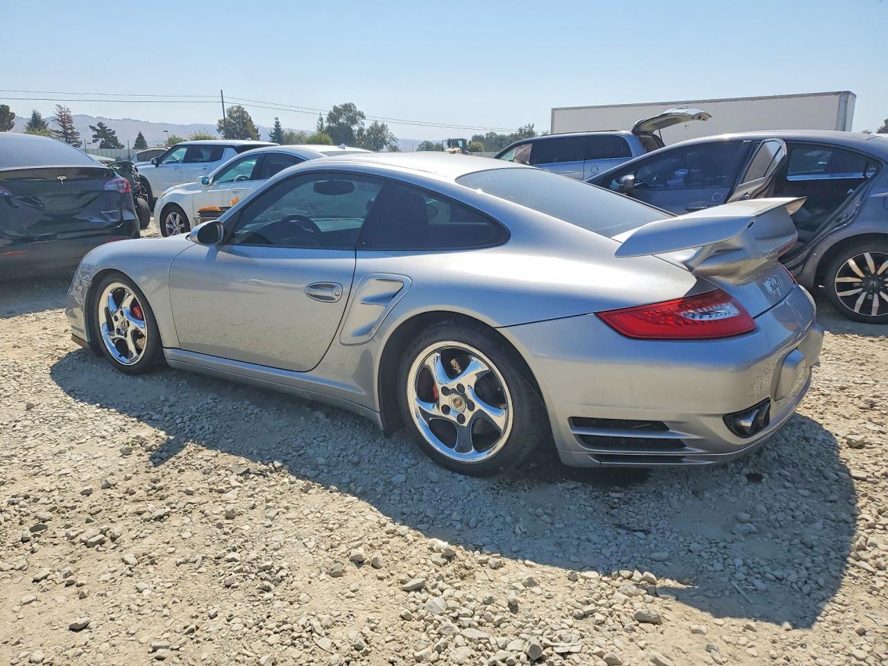 2007 Porsche 911 Turbo Silver vin: WP0AD29947S784509