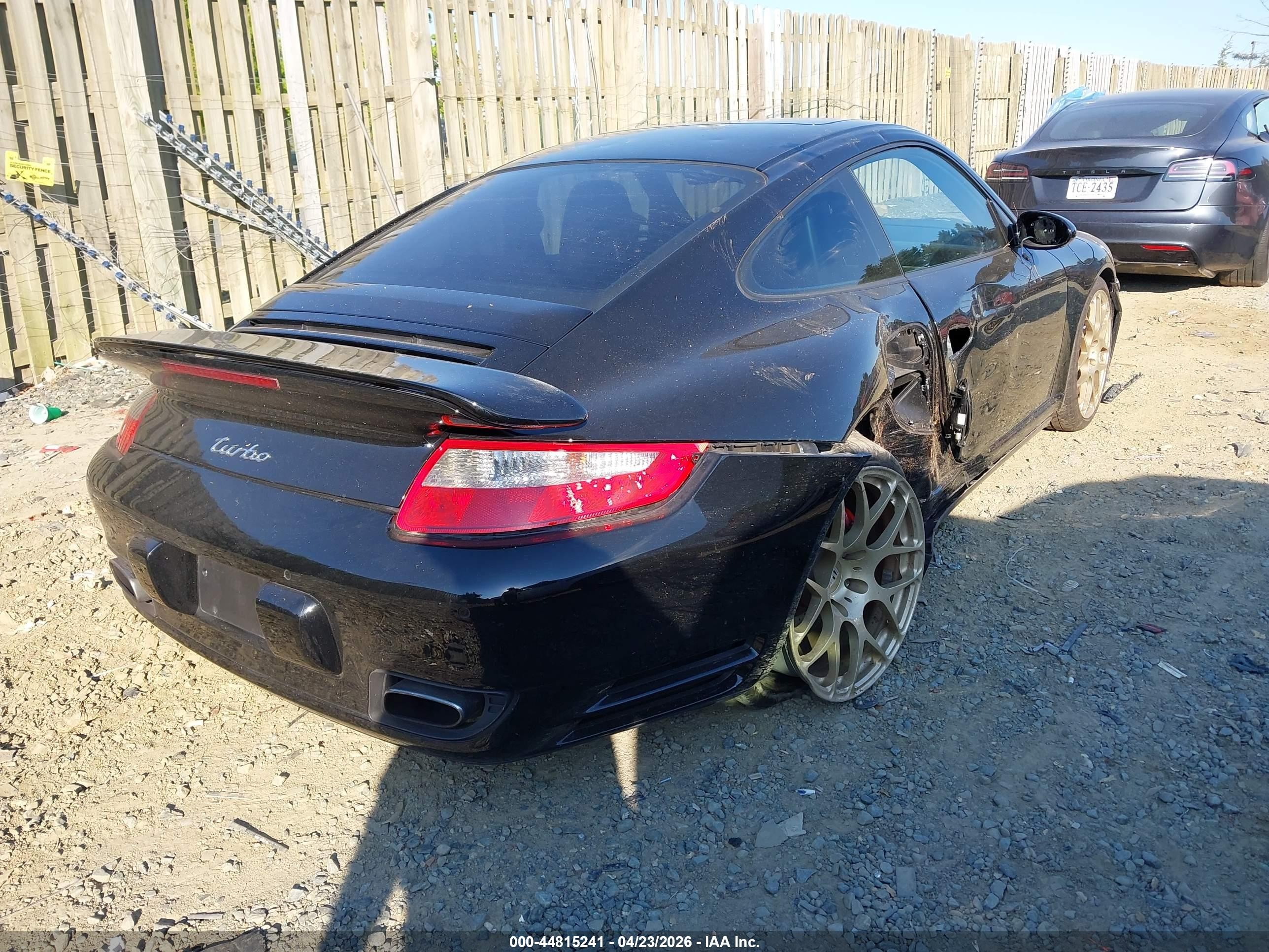 2008 Porsche 911 Gt2/turbo Black vin: WP0AD29968S784268
