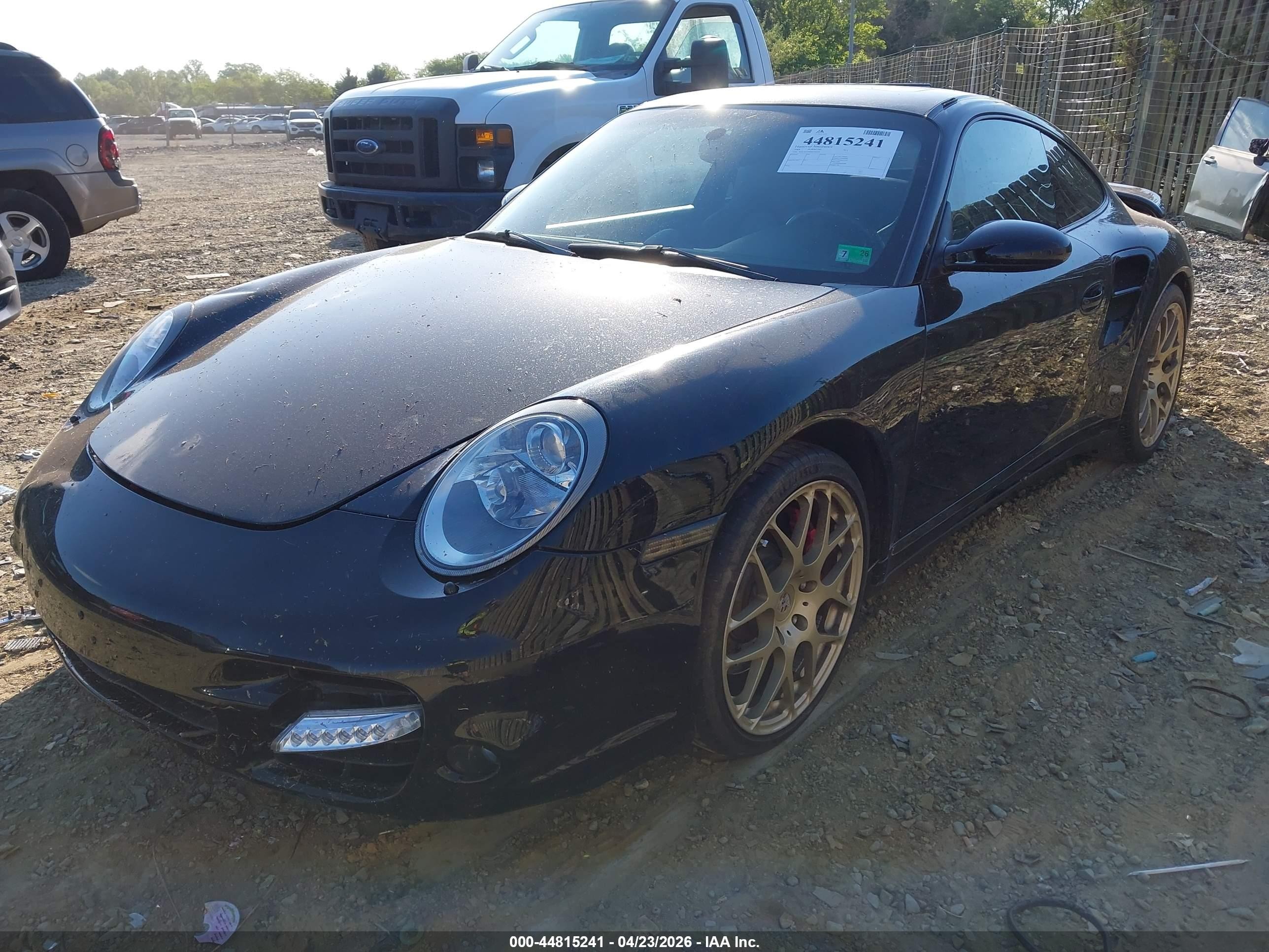 2008 Porsche 911 Gt2/turbo Black vin: WP0AD29968S784268