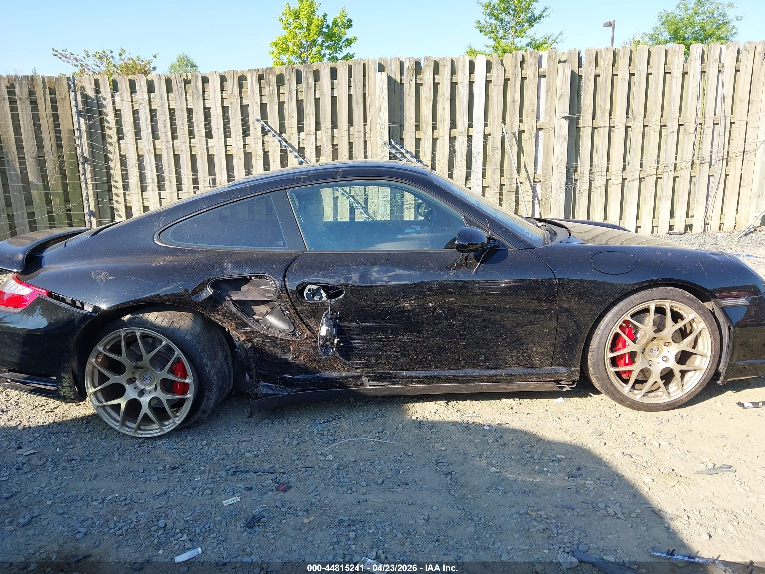 2008 Porsche 911 Gt2/turbo Black vin: WP0AD29968S784268