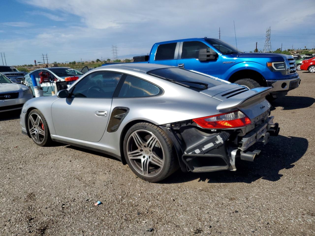 2007 Porsche 911 Turbo Silver vin: WP0AD299X7S785809