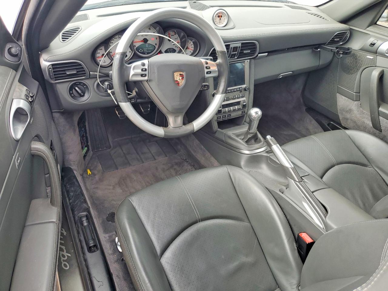 2007 Porsche 911 Turbo Silver vin: WP0AD299X7S785809