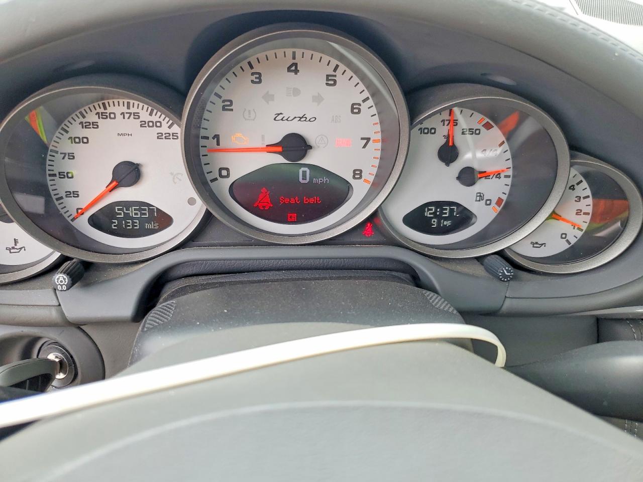 2007 Porsche 911 Turbo Silver vin: WP0AD299X7S785809