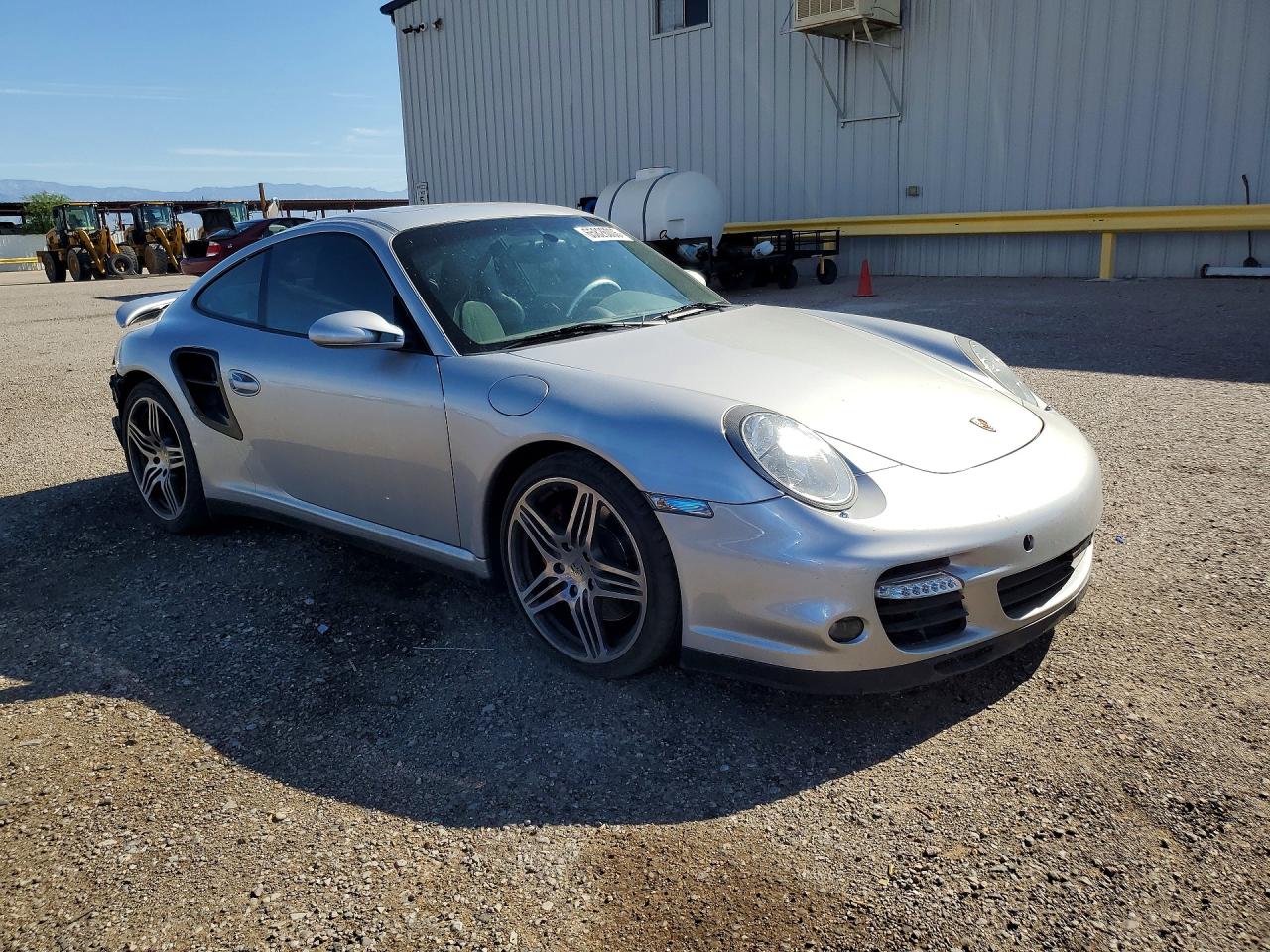 2007 Porsche 911 Turbo Silver vin: WP0AD299X7S785809