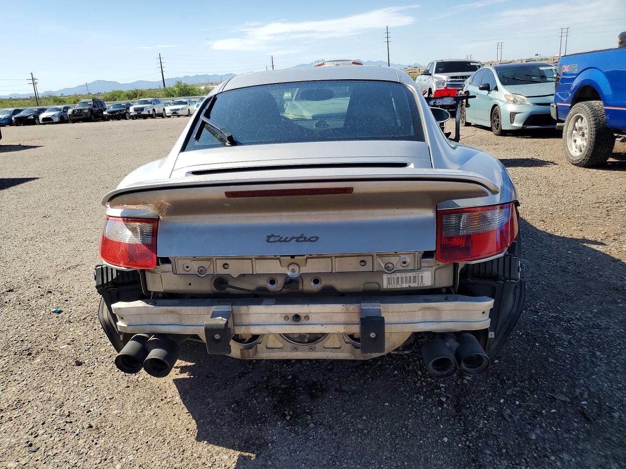 2007 Porsche 911 Turbo Silver vin: WP0AD299X7S785809