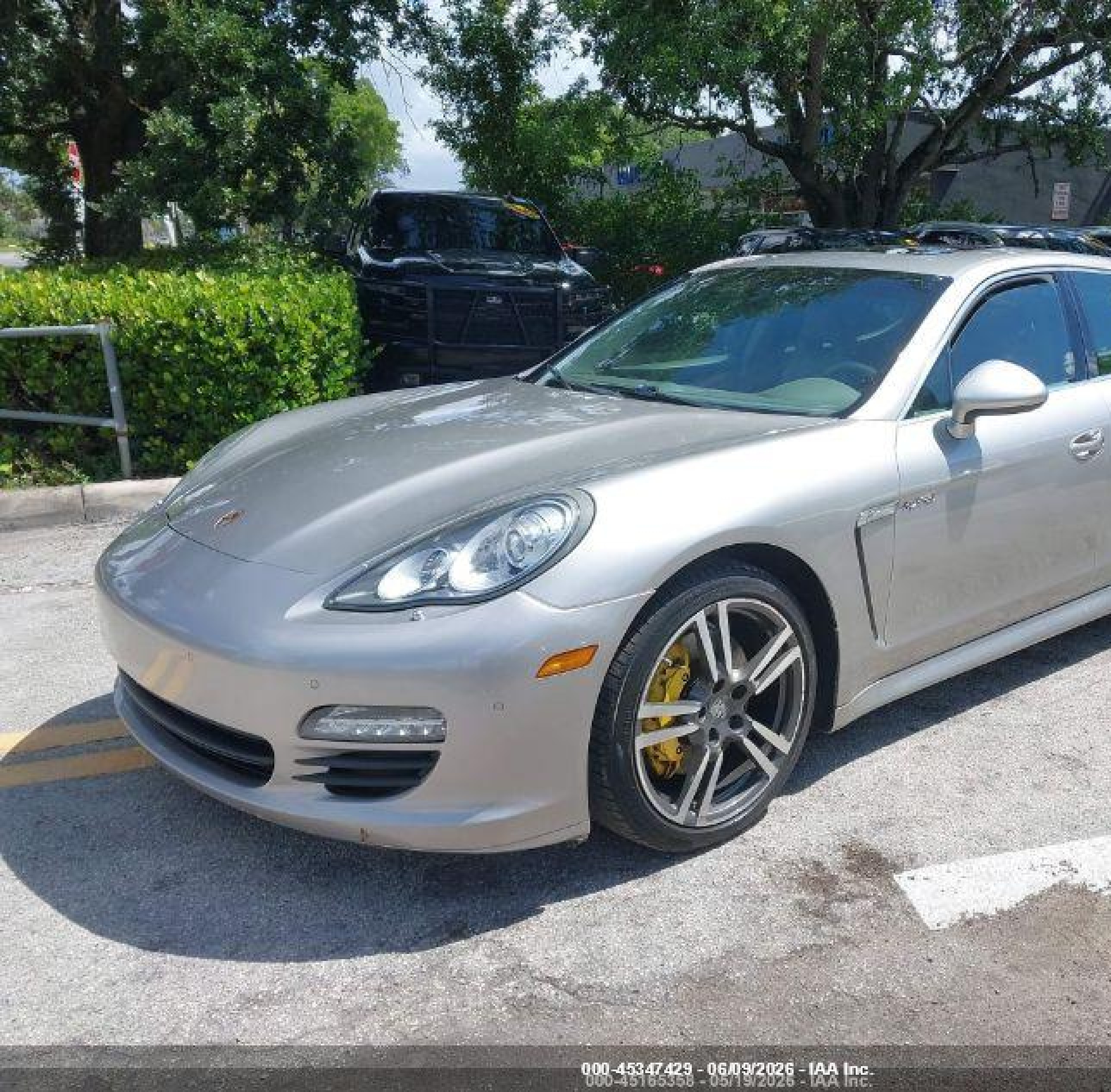 2013 Porsche Panamera Hybrid S Silver vin: WP0AD2A70DL045069