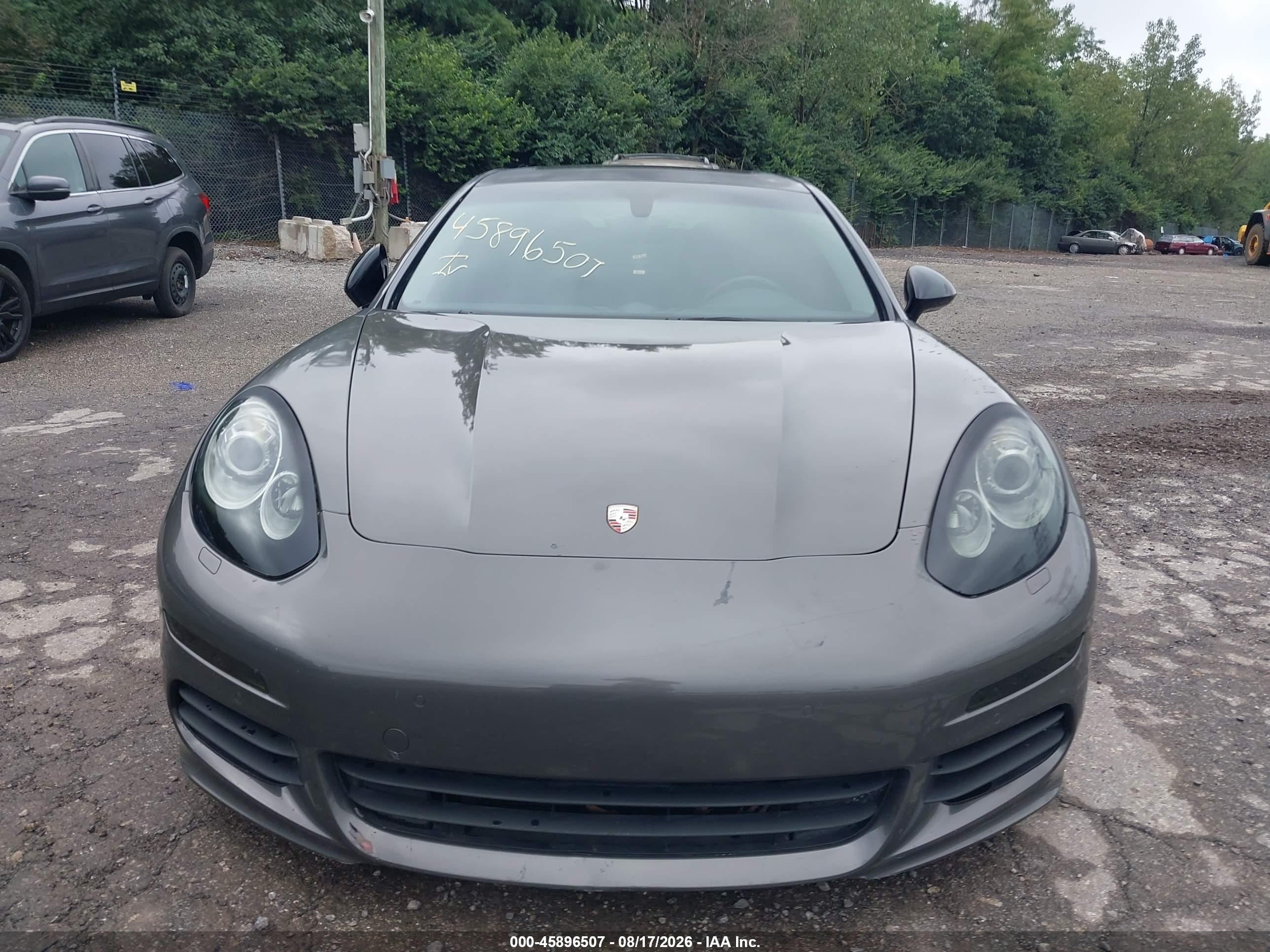 2014 Porsche Panamera E-hybrid S Gray vin: WP0AD2A70EL044232