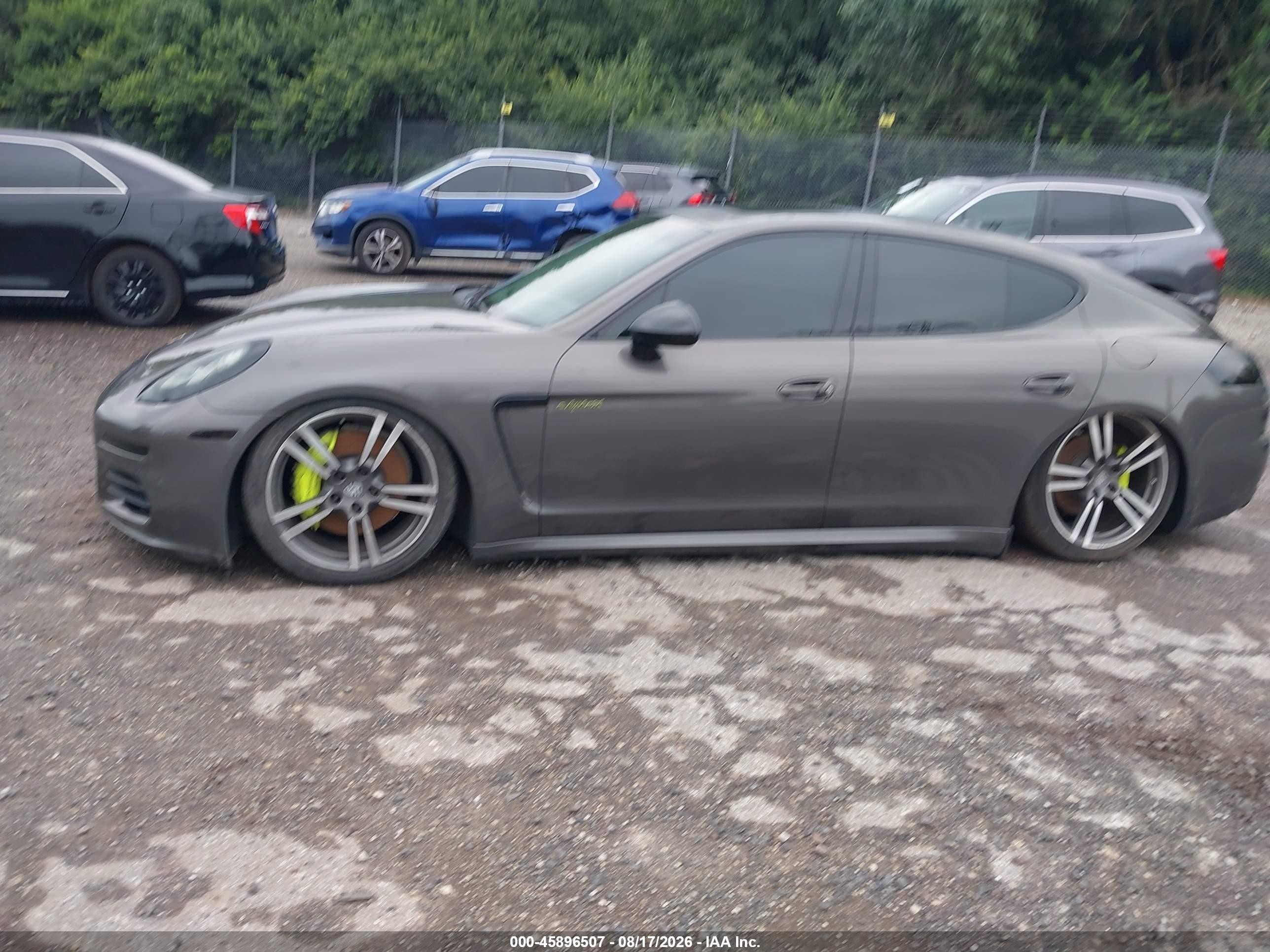 2014 Porsche Panamera E-hybrid S Gray vin: WP0AD2A70EL044232