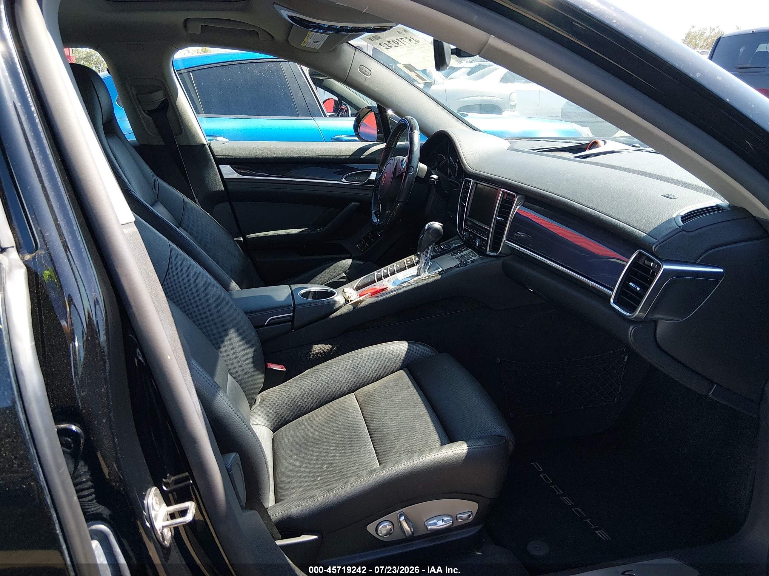 2015 Porsche Panamera E-hybrid S Black vin: WP0AD2A72FL040961