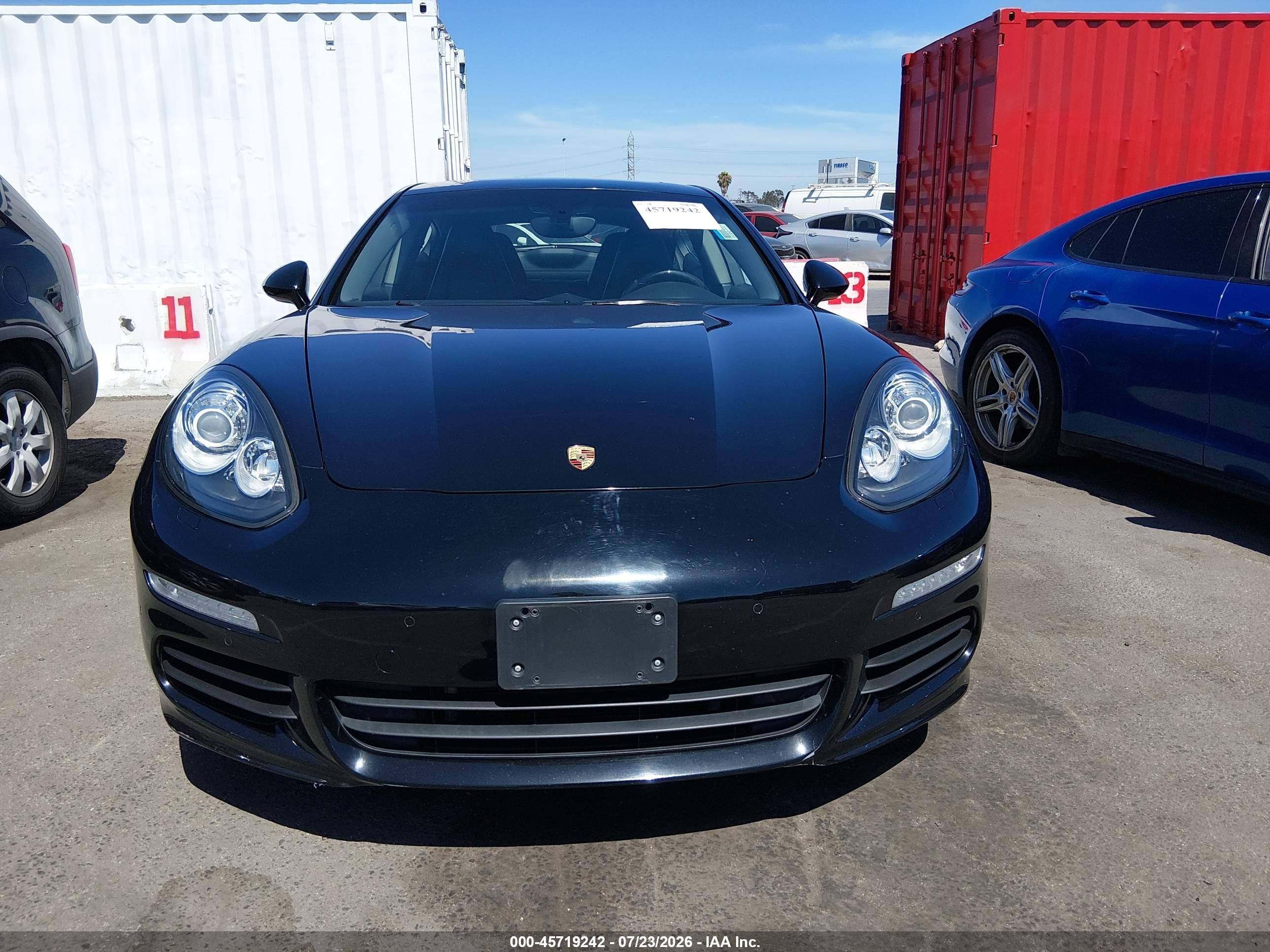 2015 Porsche Panamera E-hybrid S Black vin: WP0AD2A72FL040961