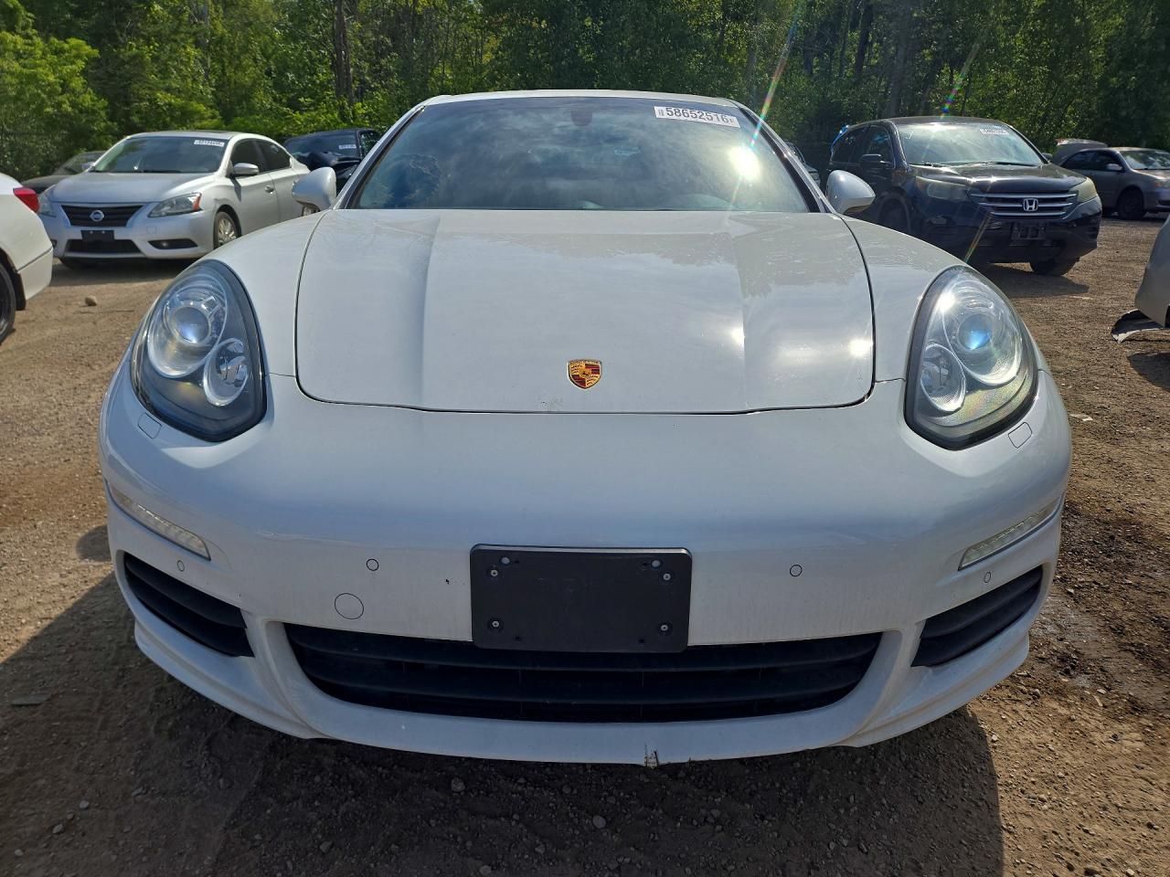 2014 Porsche Panamera S Hybrid White vin: WP0AD2A73EL044211