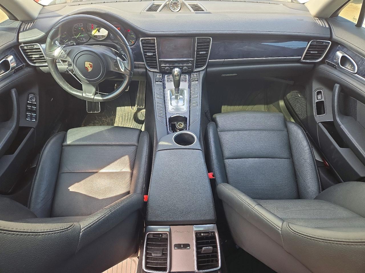 2014 Porsche Panamera S Hybrid White vin: WP0AD2A73EL044211