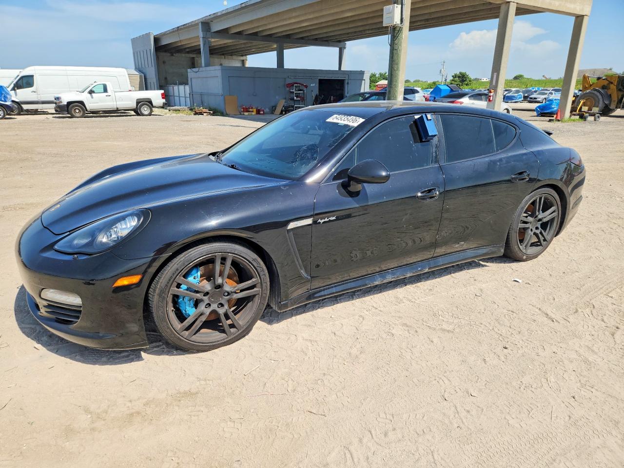 2013 Porsche Panamera S Hybrid Black vin: WP0AD2A74DL045303