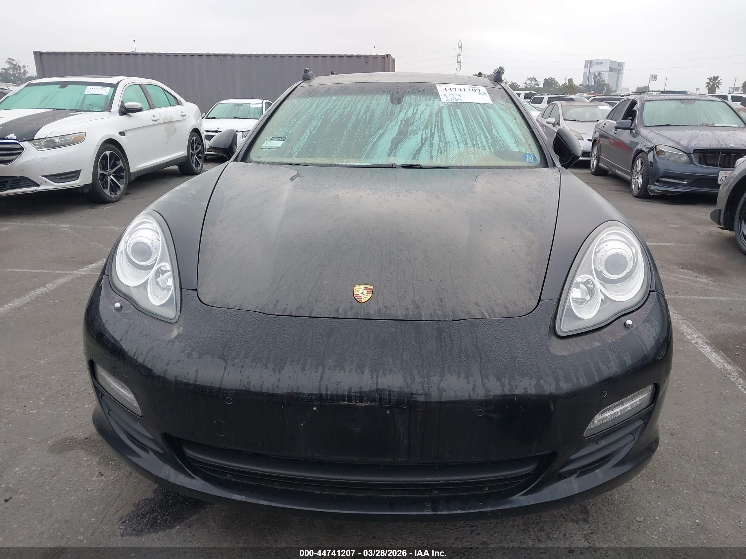2013 Porsche Panamera Hybrid S Black vin: WP0AD2A75DL045262