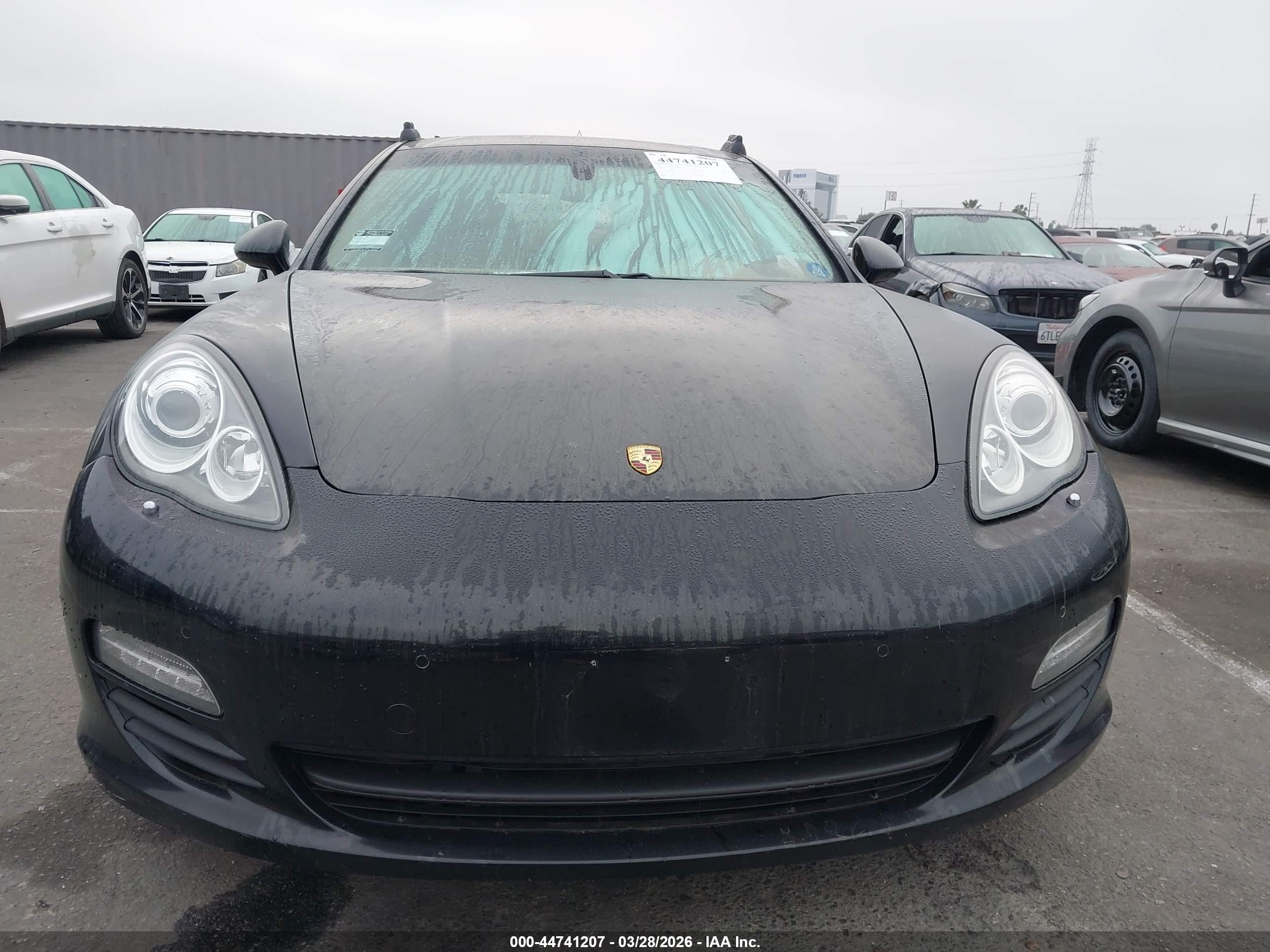 2013 Porsche Panamera Hybrid S Black vin: WP0AD2A75DL045262