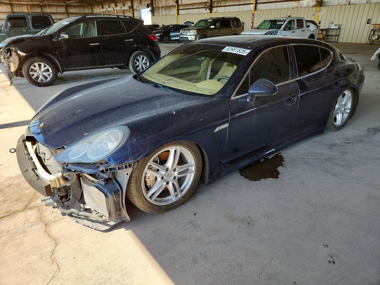 2012 Porsche Panamera S Hybrid Blue vin: WP0AD2A76CL045320