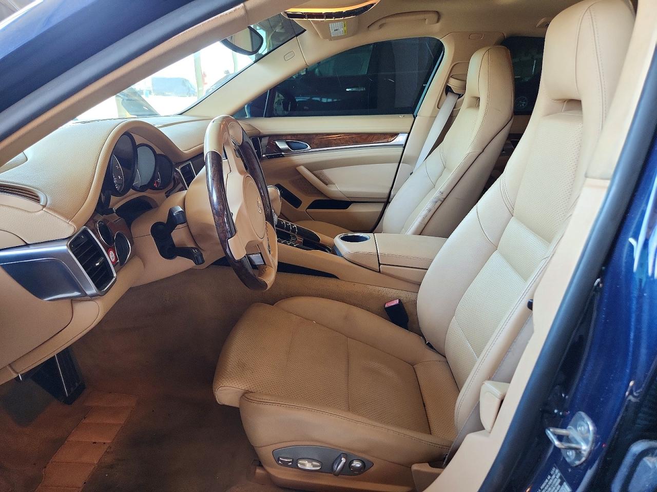 2012 Porsche Panamera S Hybrid Blue vin: WP0AD2A76CL045320