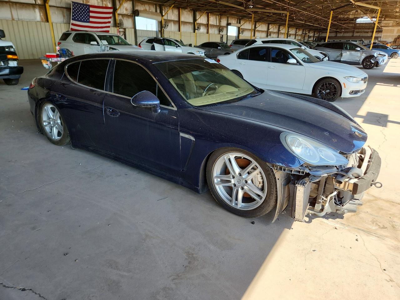 2012 Porsche Panamera S Hybrid Blue vin: WP0AD2A76CL045320