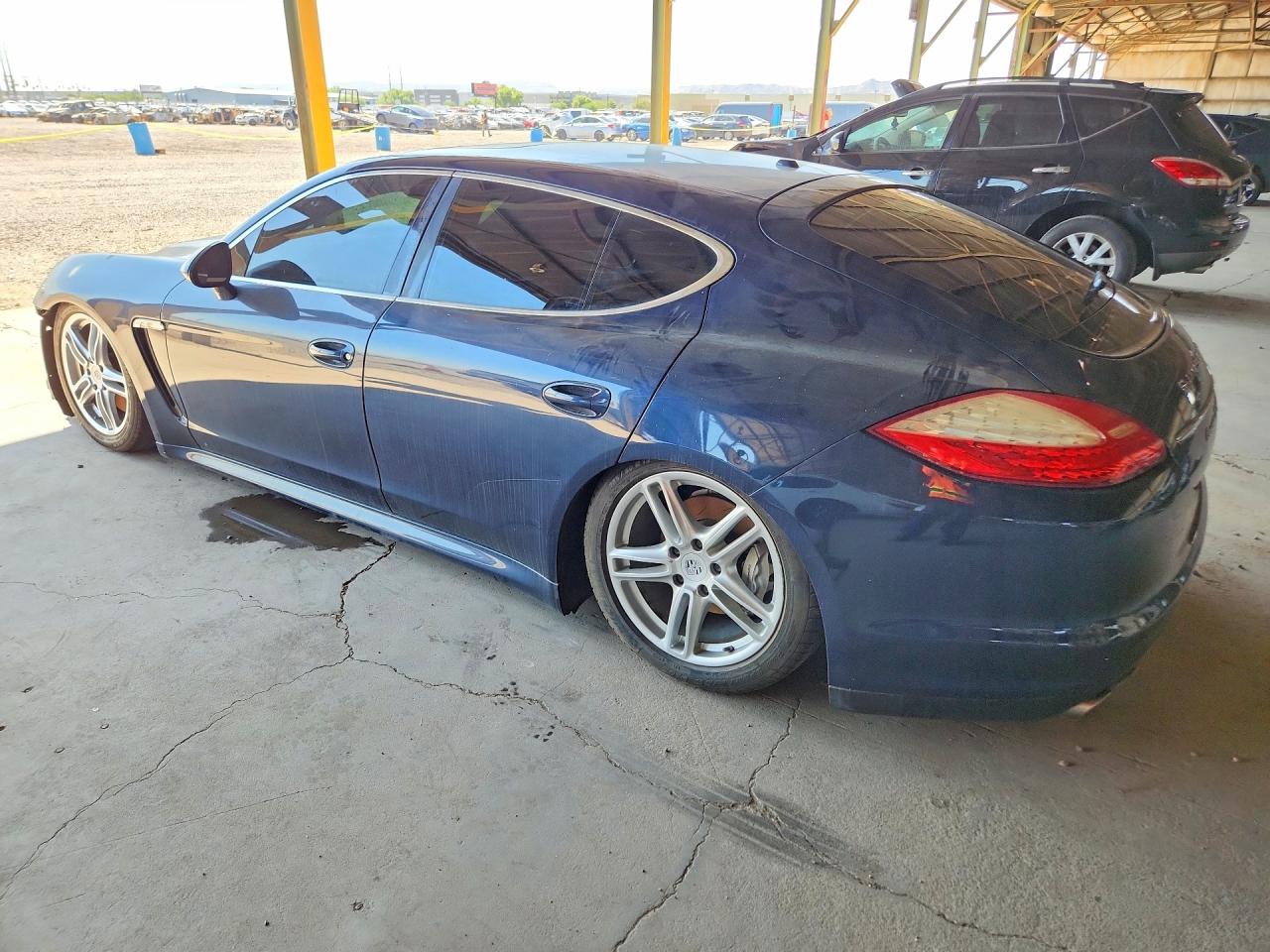2012 Porsche Panamera S Hybrid Blue vin: WP0AD2A76CL045320