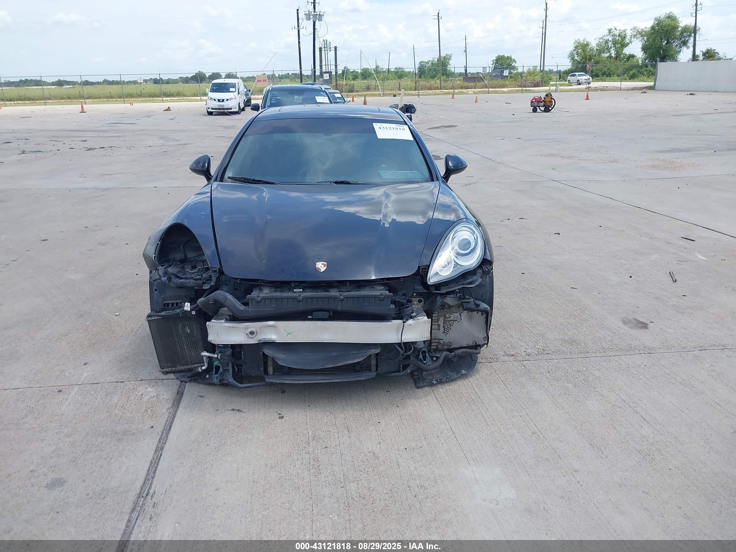 2013 Porsche Panamera Hybrid S Black vin: WP0AD2A76DL045383