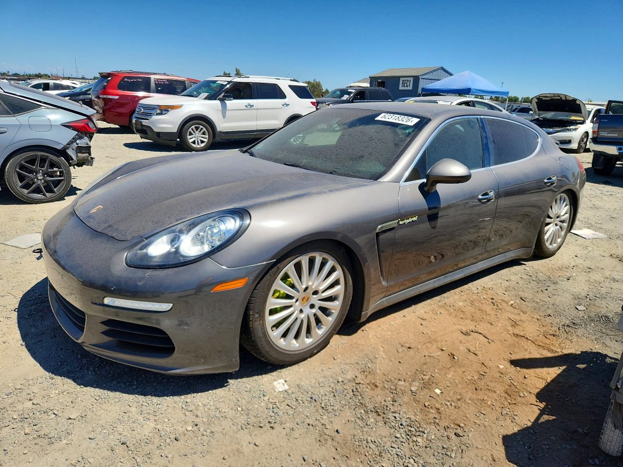 2015 Porsche Panamera Se Hybrid Серый vin: WP0AD2A76FL040283