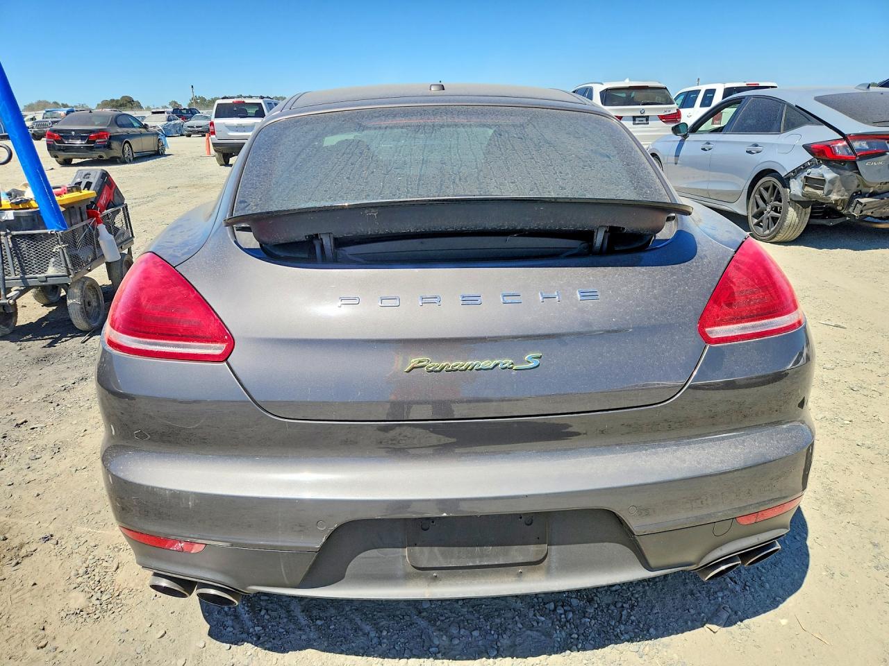 2015 Porsche Panamera Se Hybrid Gray vin: WP0AD2A76FL040283