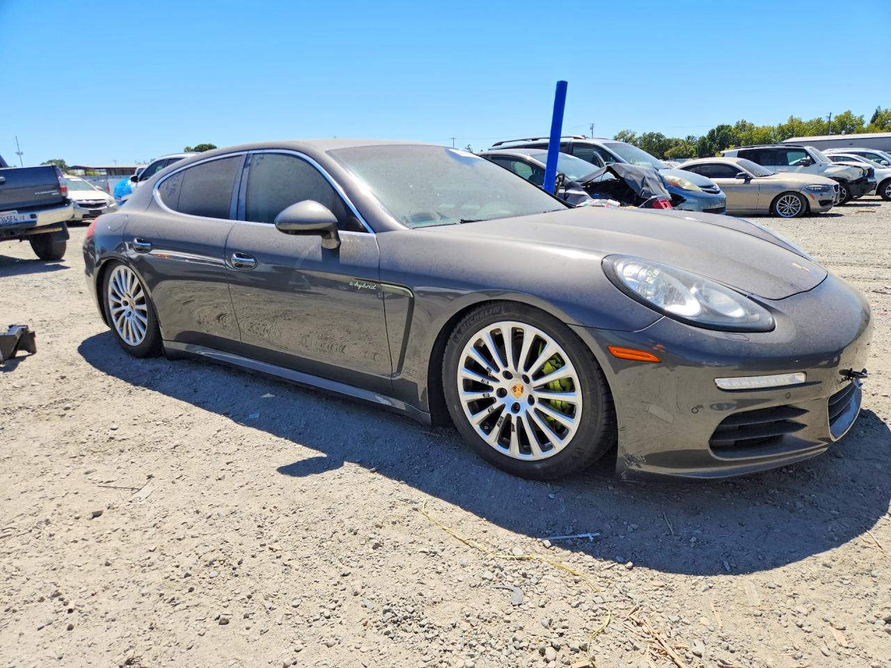 2015 Porsche Panamera Se Hybrid Gray vin: WP0AD2A76FL040283