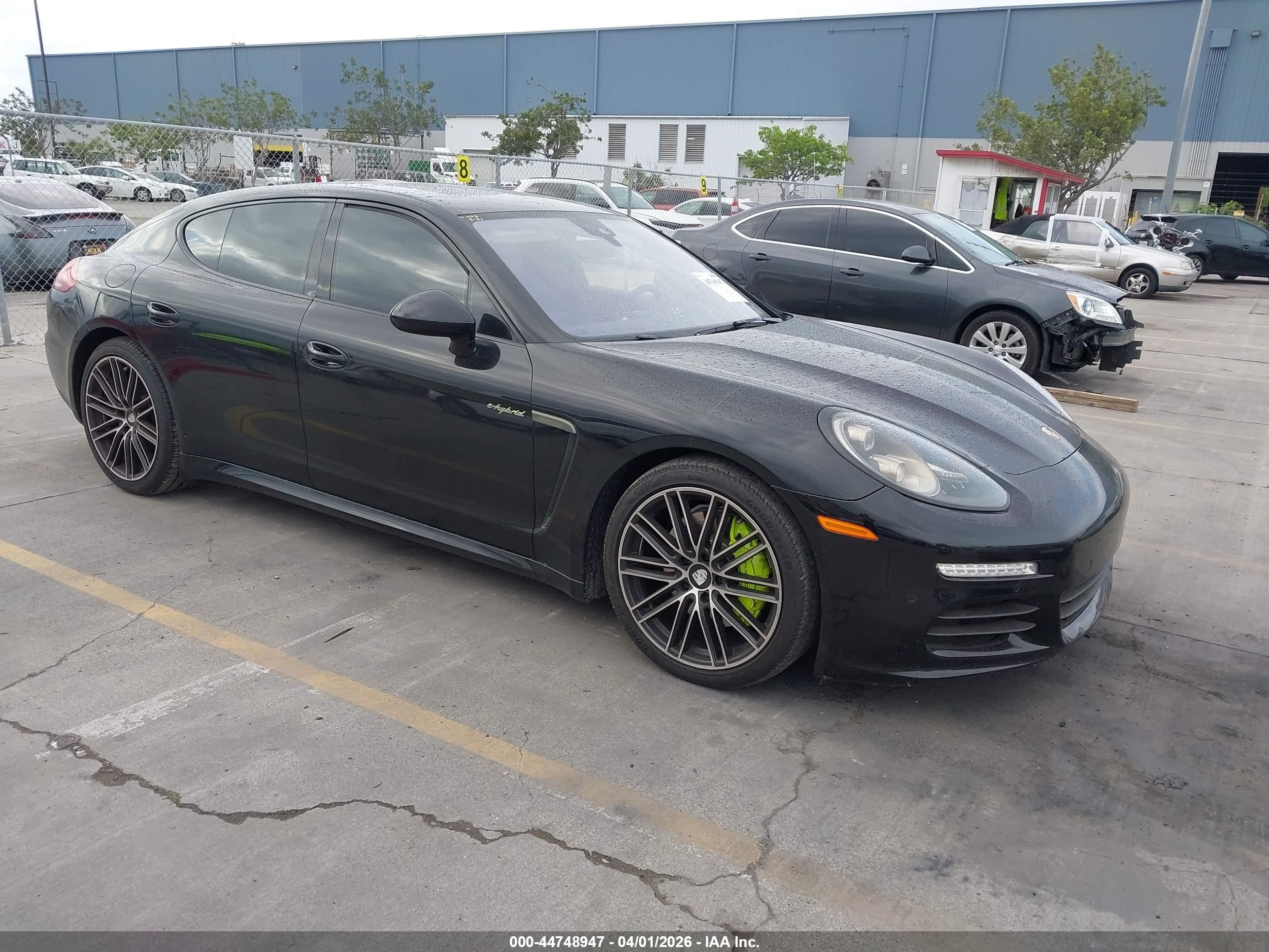 2015 Porsche Panamera E-hybrid S Black vin: WP0AD2A76FL040736