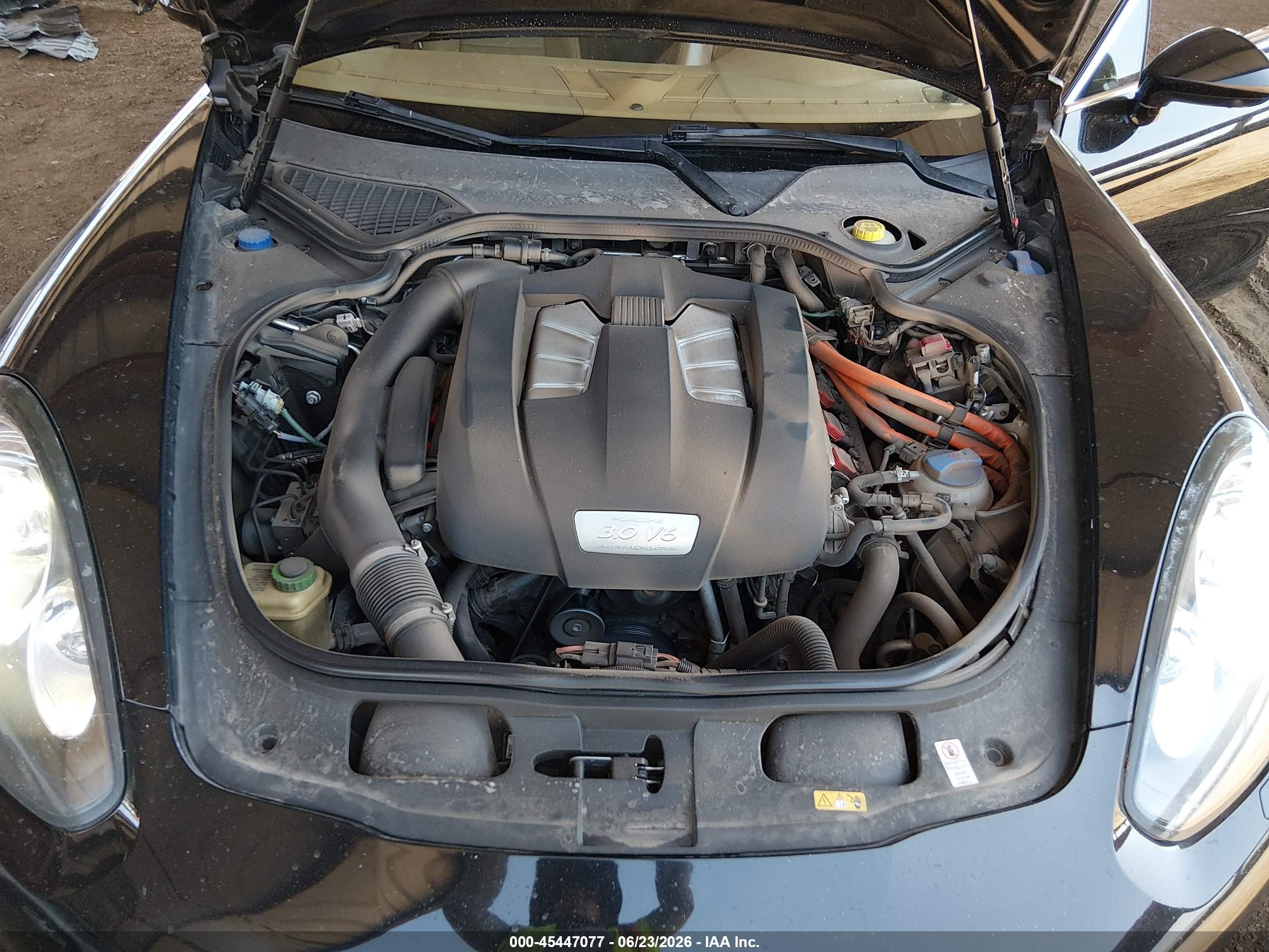 2014 Porsche Panamera E-hybrid S Black vin: WP0AD2A77EL044759