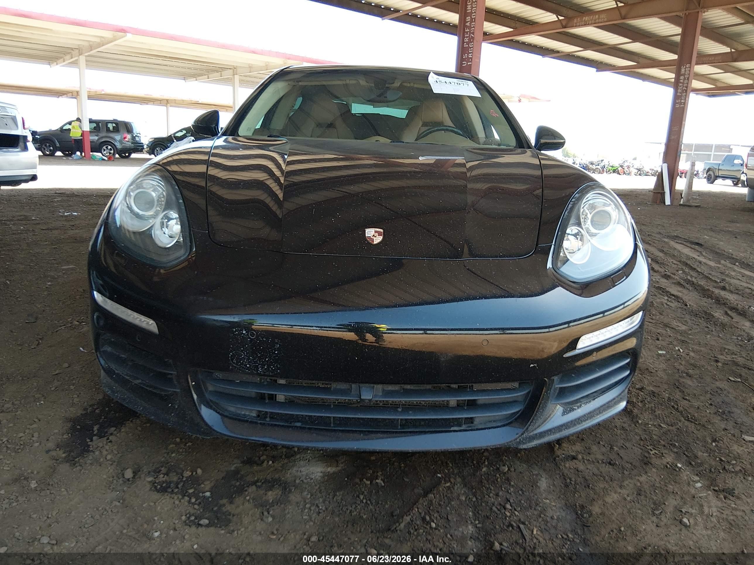 2014 Porsche Panamera E-hybrid S Black vin: WP0AD2A77EL044759