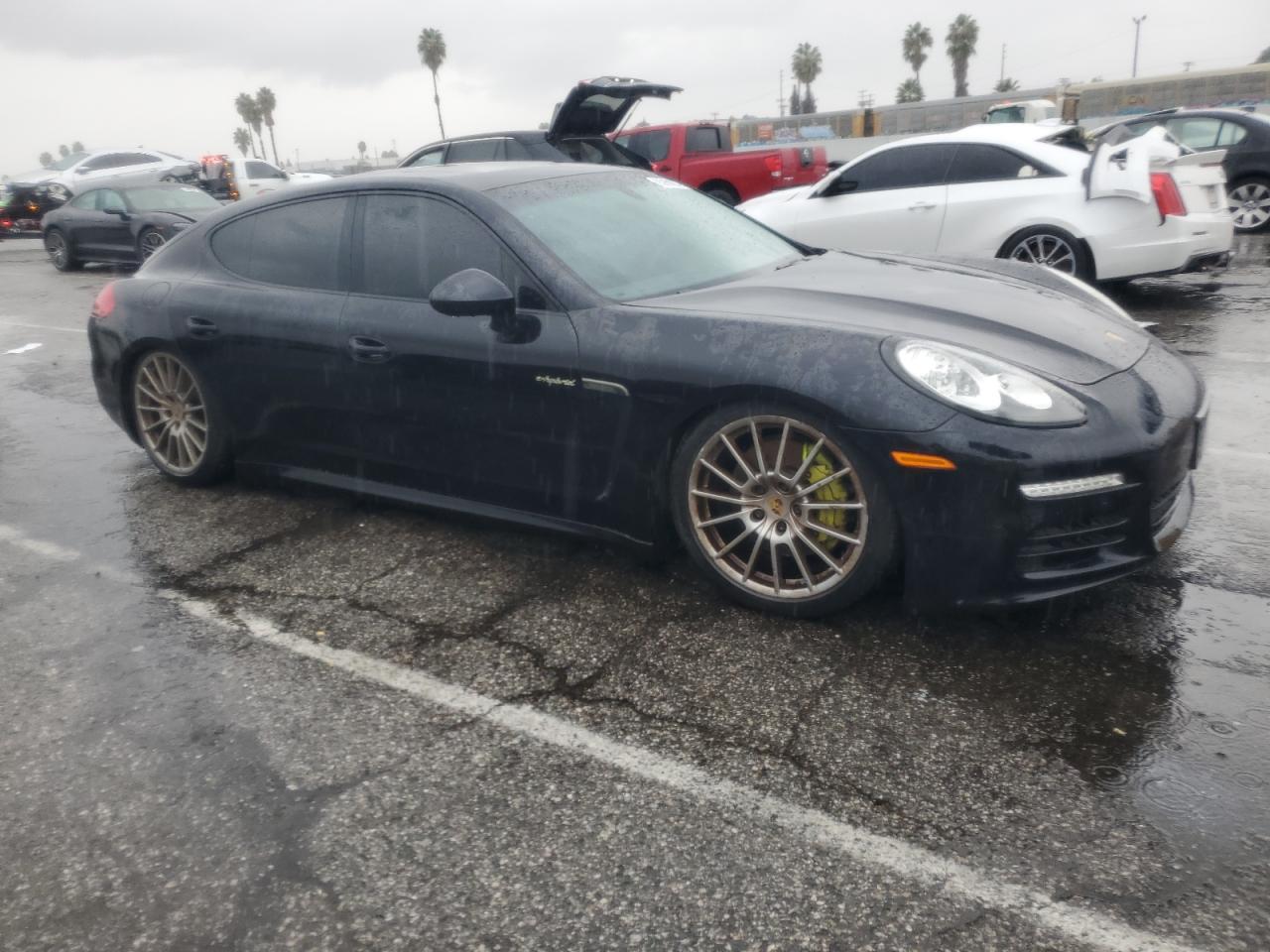 2015 Porsche Panamera Se Hybrid Black vin: WP0AD2A77FL040373