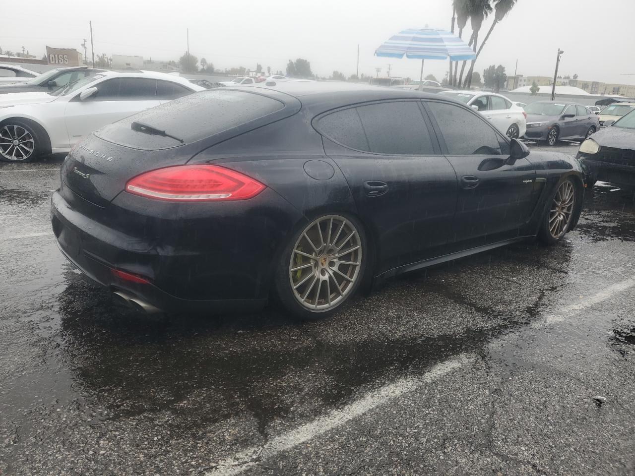 2015 Porsche Panamera Se Hybrid Black vin: WP0AD2A77FL040373