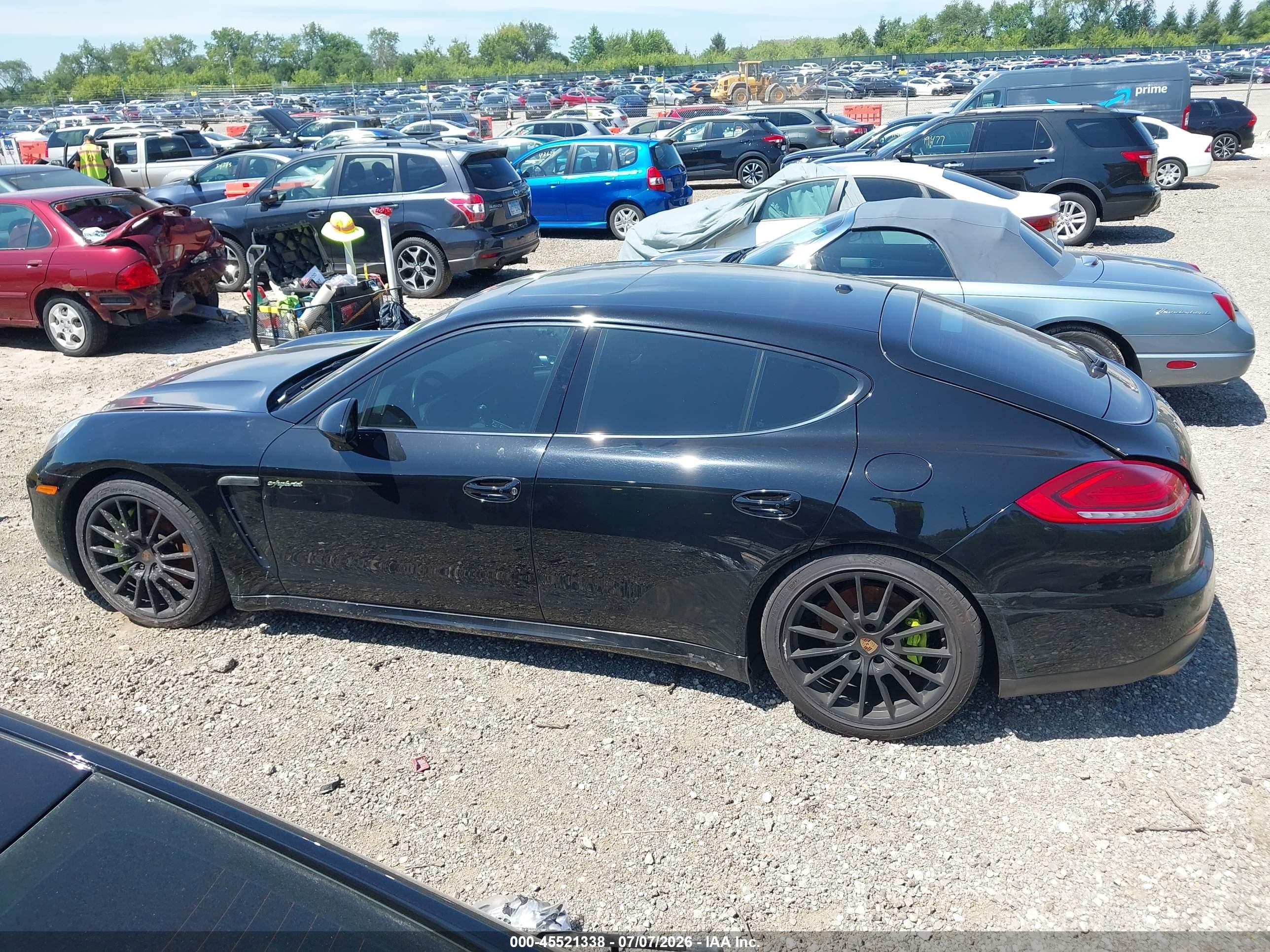 2015 Porsche Panamera E-hybrid S Black vin: WP0AD2A79FL040892