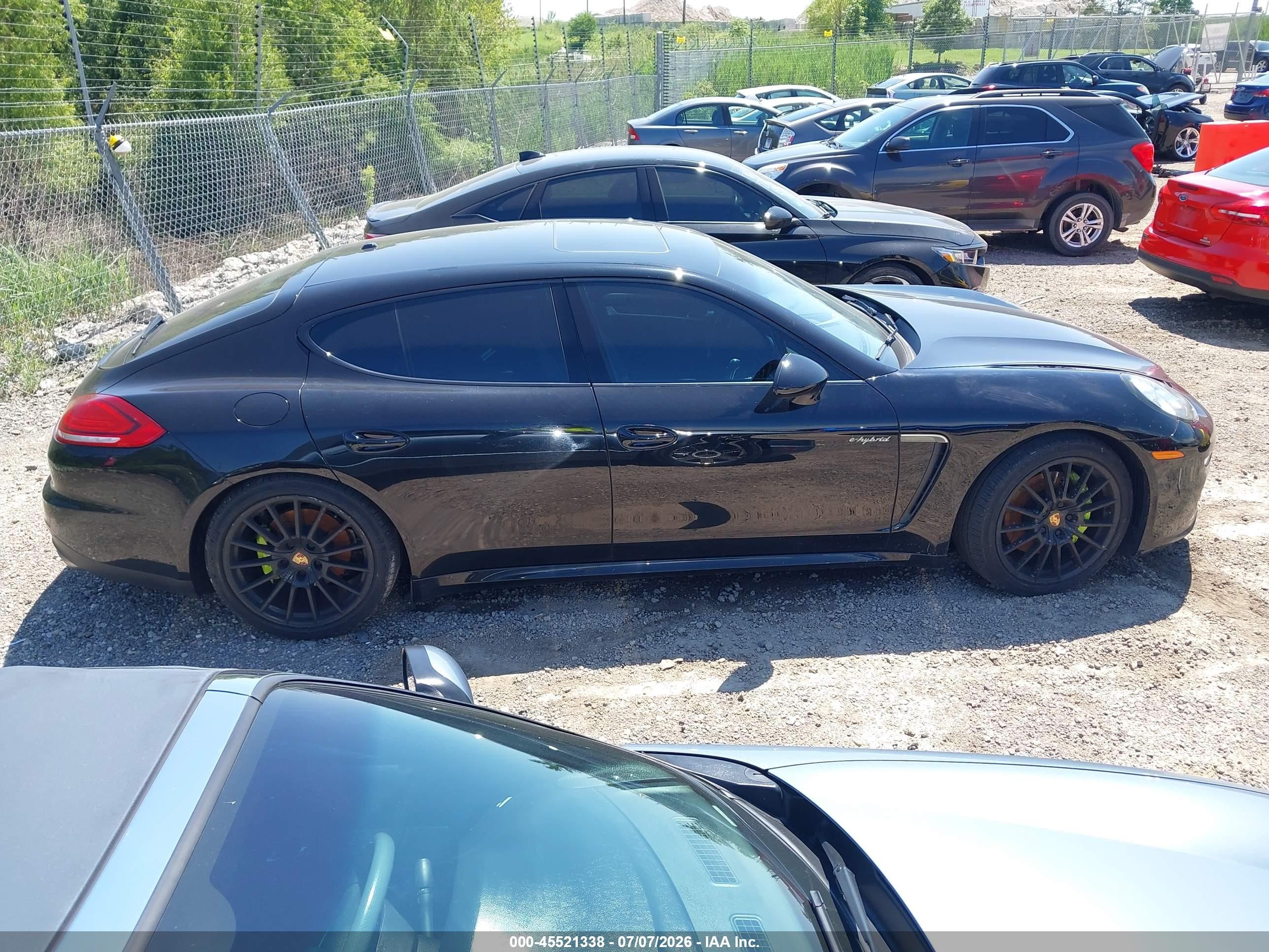 2015 Porsche Panamera E-hybrid S Black vin: WP0AD2A79FL040892
