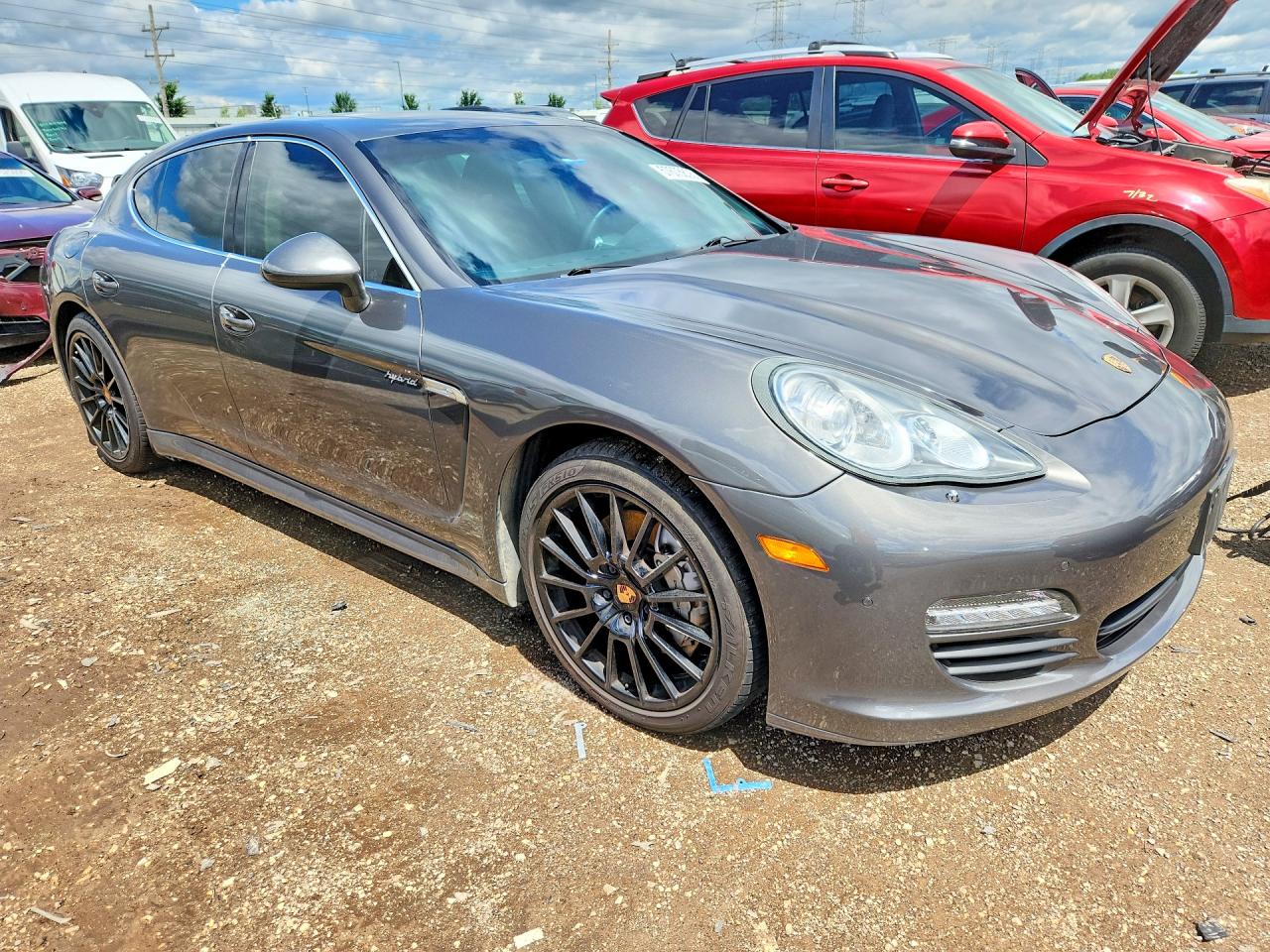 2013 Porsche Panamera S Hybrid Gray vin: WP0AD2A7XDL045256